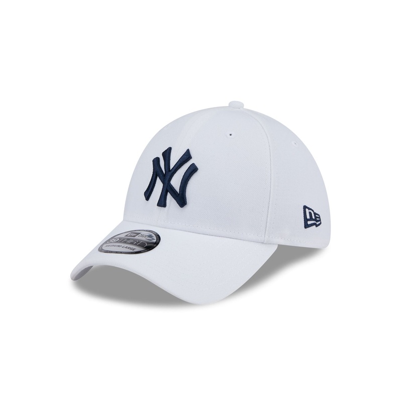 New York Yankees Optic White 39THIRTY Stretch Fit Hat S/M