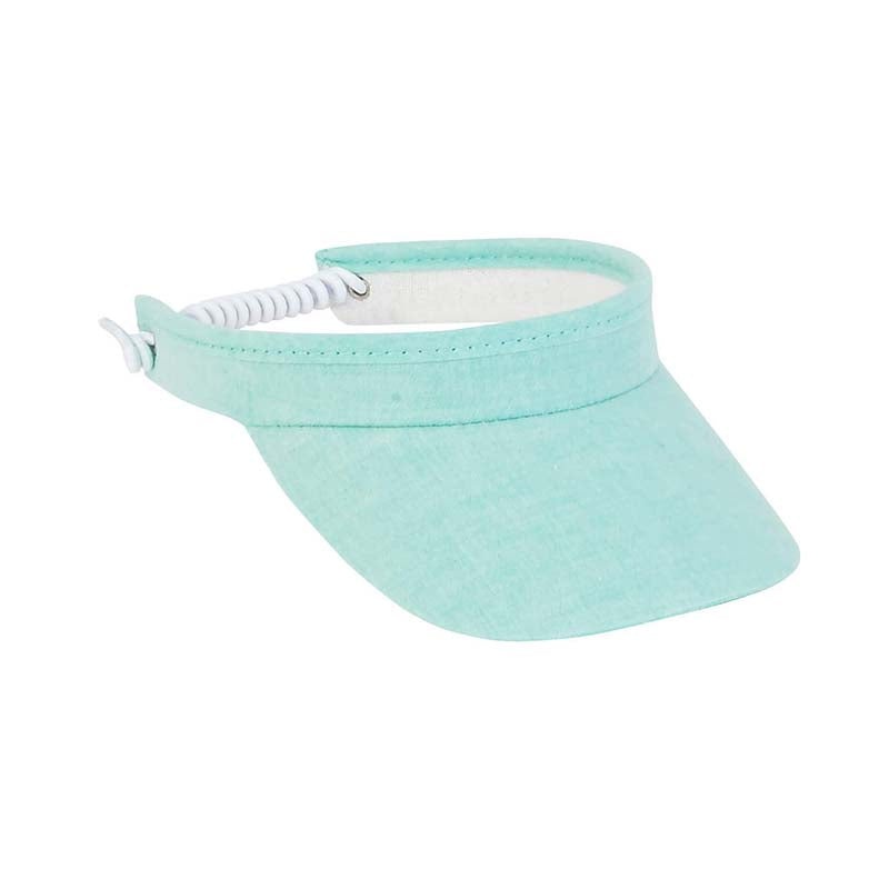 Petite Cotton Sun Visor with Coil Lace Closure – Sunny Dayz Mint