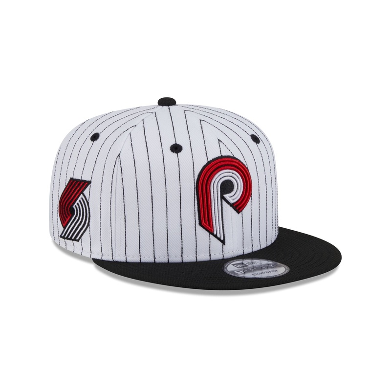 Portland Trail Blazers Deceptor Pinstripe 9FIFTY Snapback Hat One Size