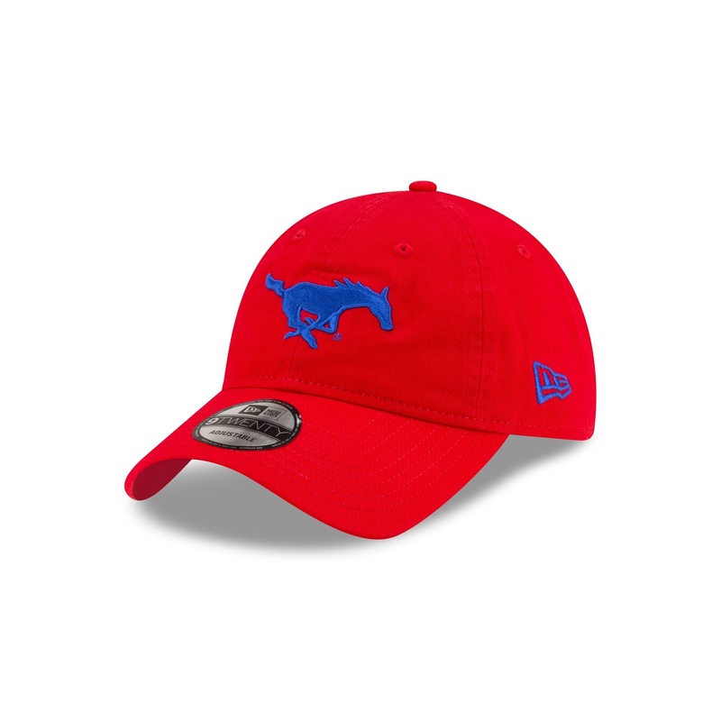 Southern Methodist Mustangs 9TWENTY Adjustable Hat One Size