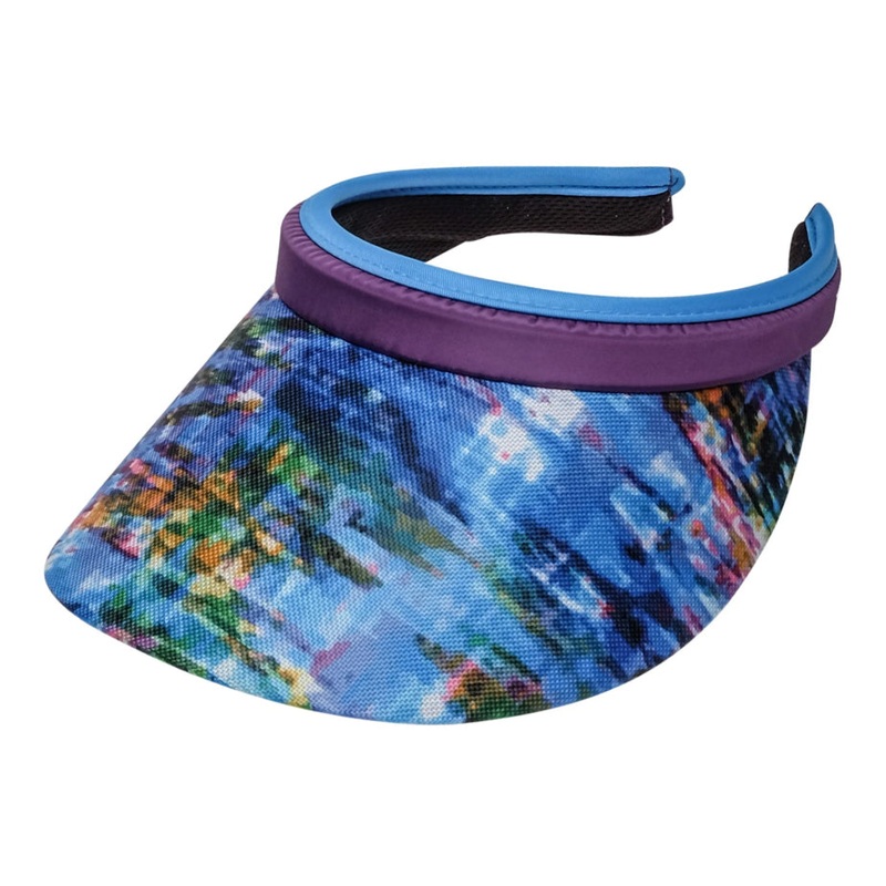 Waterfall Clip On Sun Visor – GloveIt Golf Hats Purple