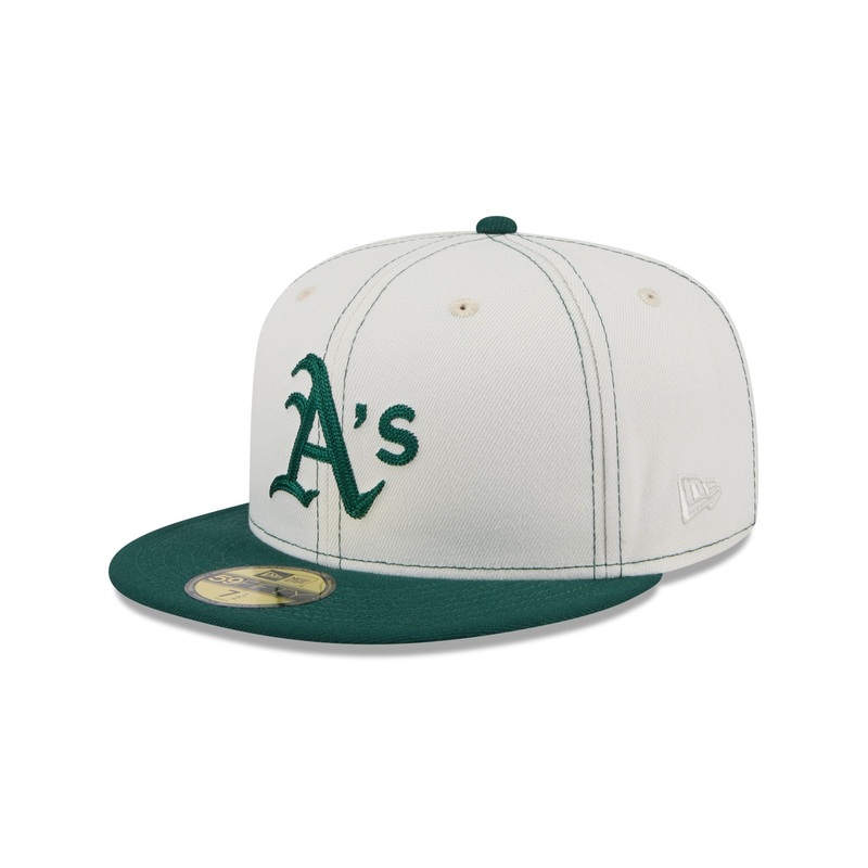 Athletics Sandy Linen 59FIFTY Fitted Hat 7