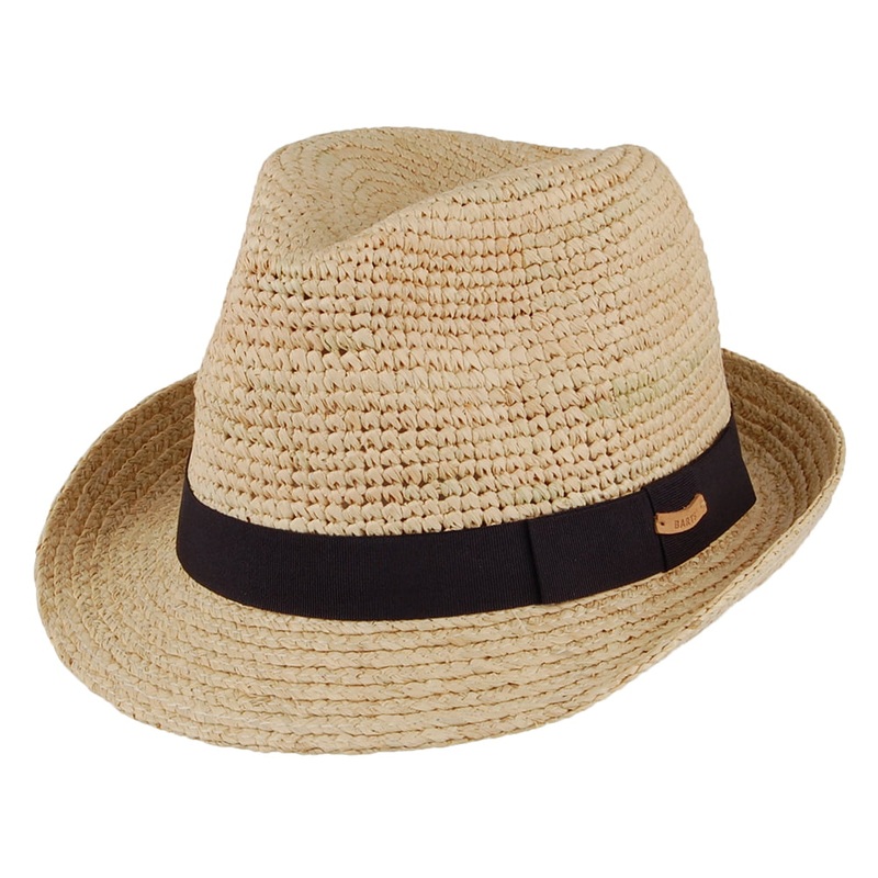 Barts Hats Sedad Straw Trilby Hat – Natural M