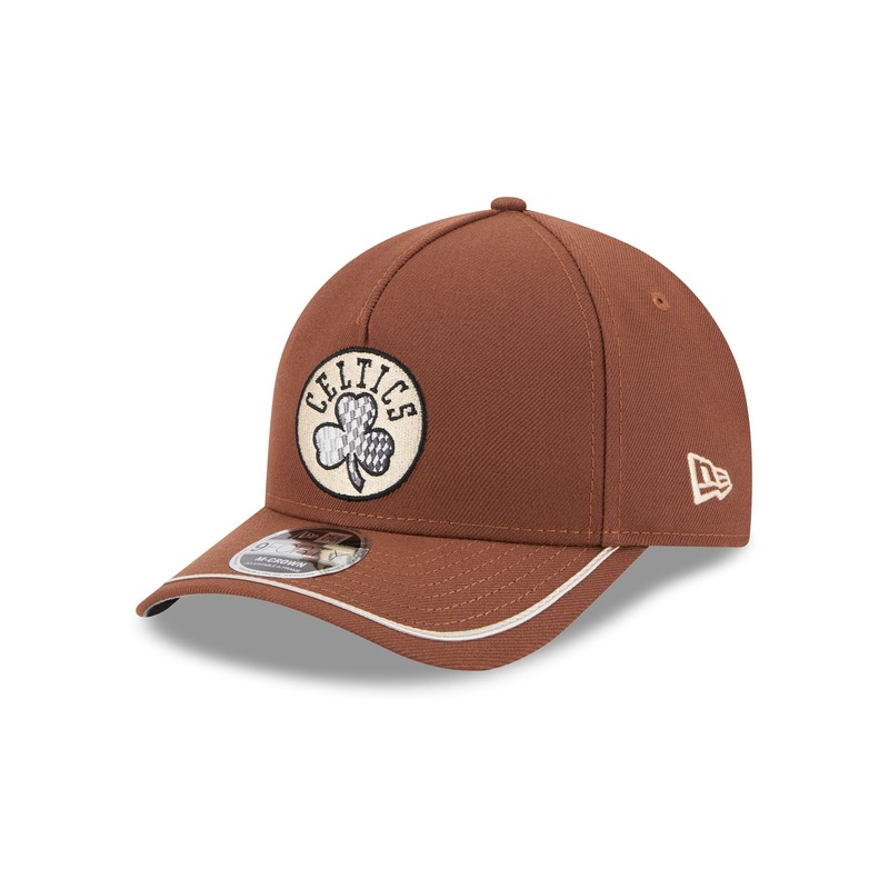Boston Celtics Motorsport 9FORTY M-Crown A-Frame Snapback Hat One Size