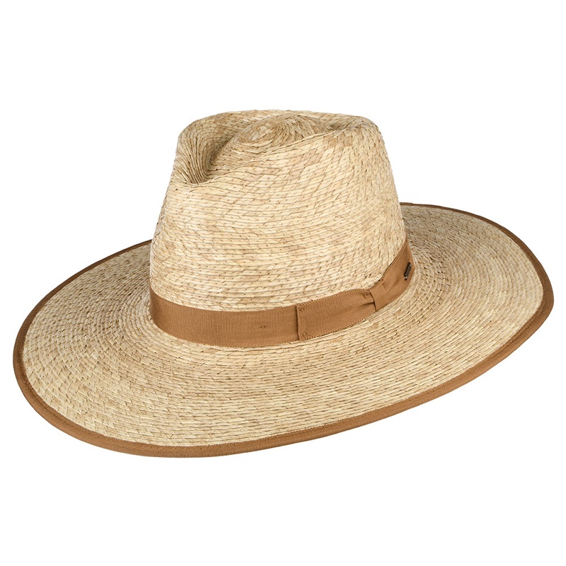 Brixton Hats Jo Rancher Straw Cowboy Hat – Natural-Tan Small-56cm