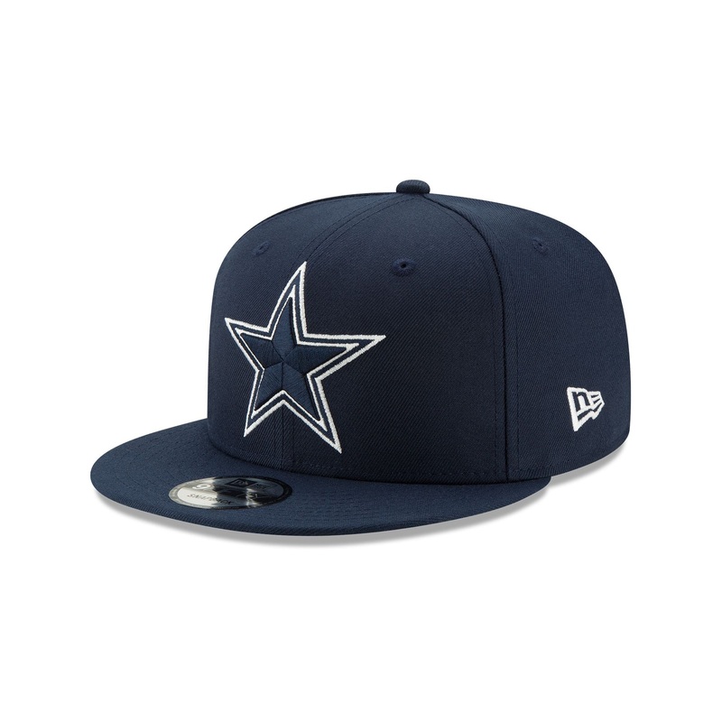 Dallas Cowboys Navy 9FIFTY Snapback Hat One Size