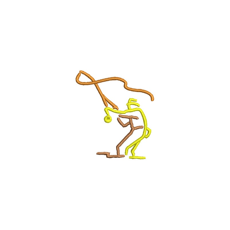 Fly Fishing Man Symbol Default Title One Size