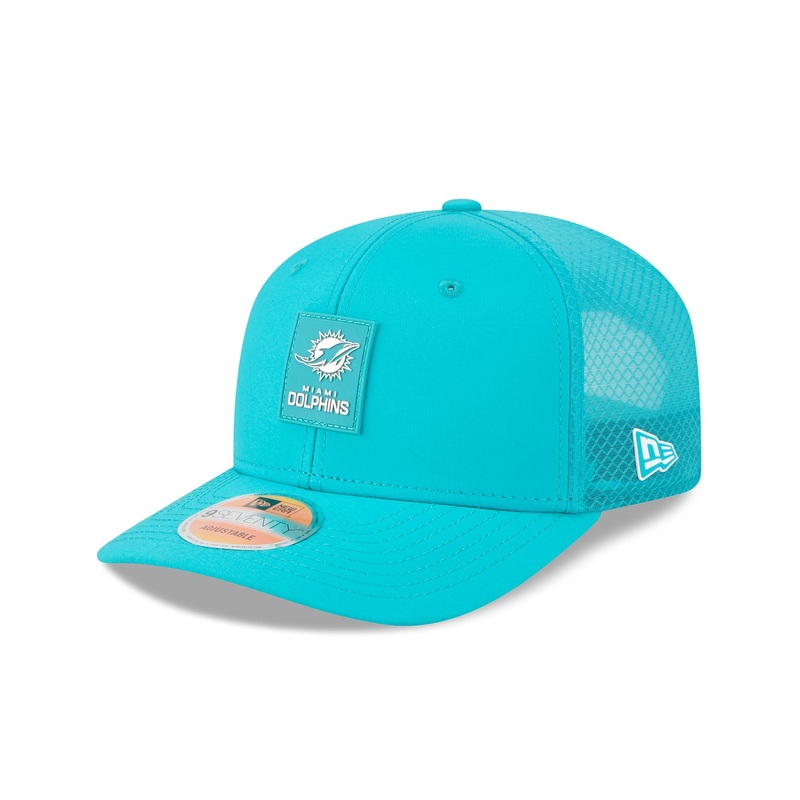Miami Dolphins 2025 Sideline Hot Weather 9SEVENTY Trucker Hat One Size