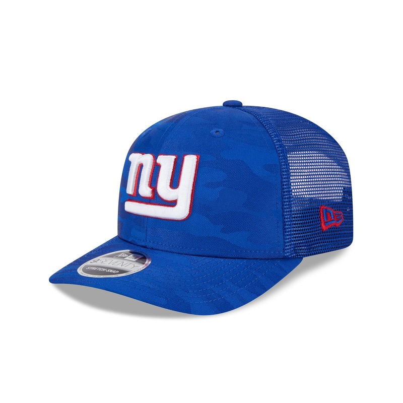 New York Giants Camo 9SEVENTY Trucker Stretch-Snap Hat One Size