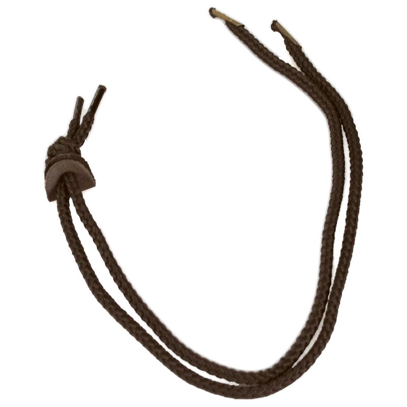 Nylon Removable Chin Cord BROWN ONE SIZE