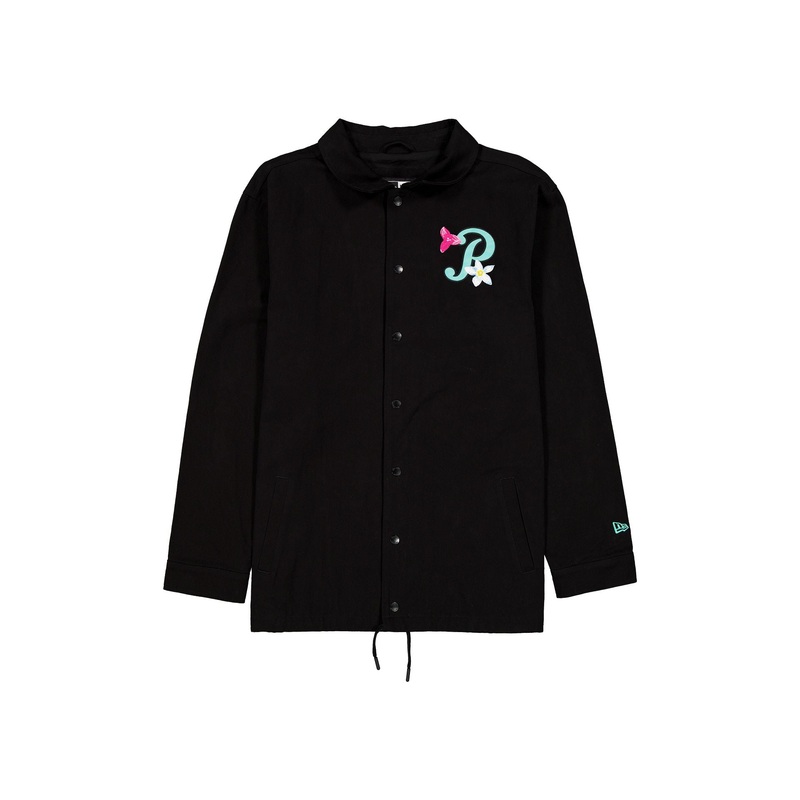 Pericos de Puebla Black Floral Jacket S