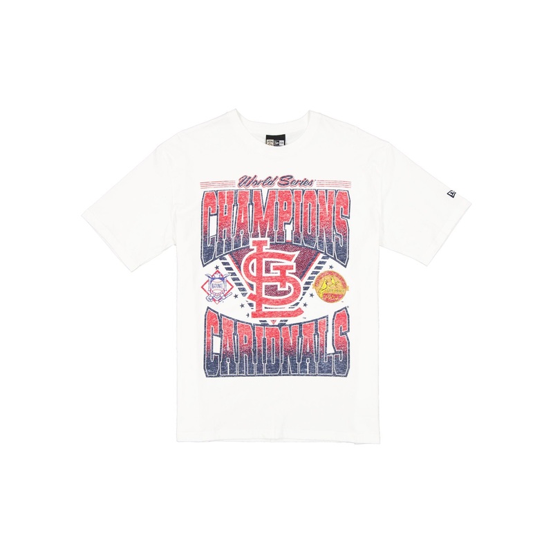 St. Louis Cardinals Sport Classics Washed Optic White T-Shirt S