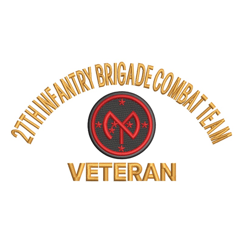 U.S. Army 27th Infantry Brigade Combat Team Logo U.S. Army 27th Infantry Brigade Combat Team Logo One Size