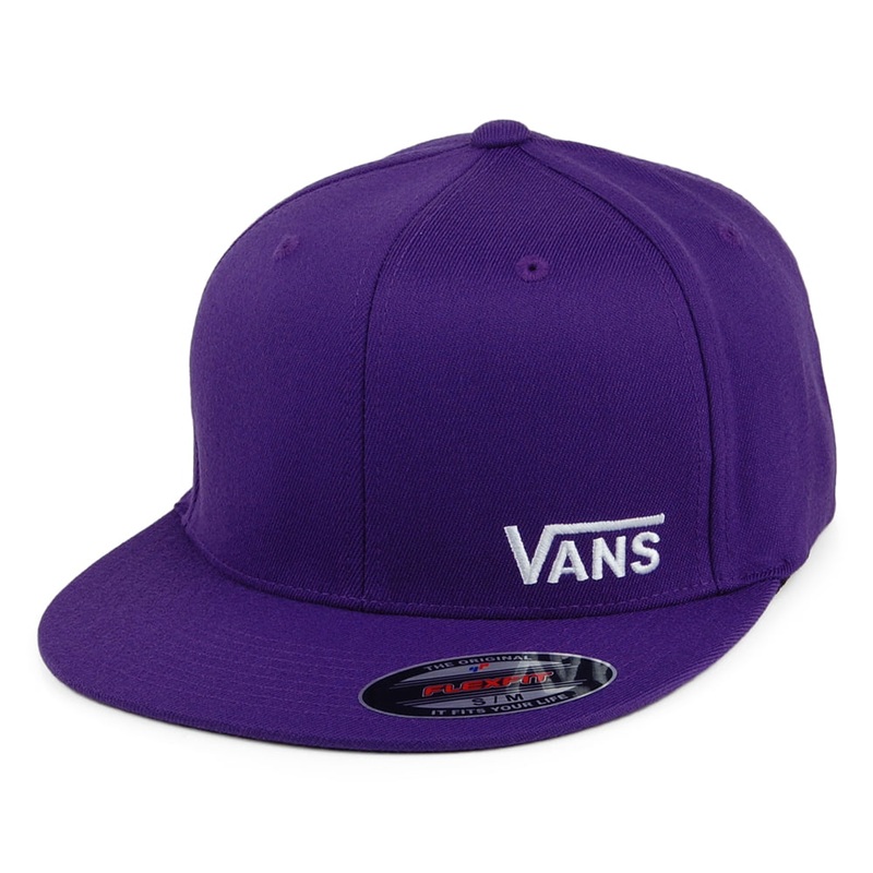 Vans Hats Splitz Flexfit Baseball Cap – Purple Small/Medium