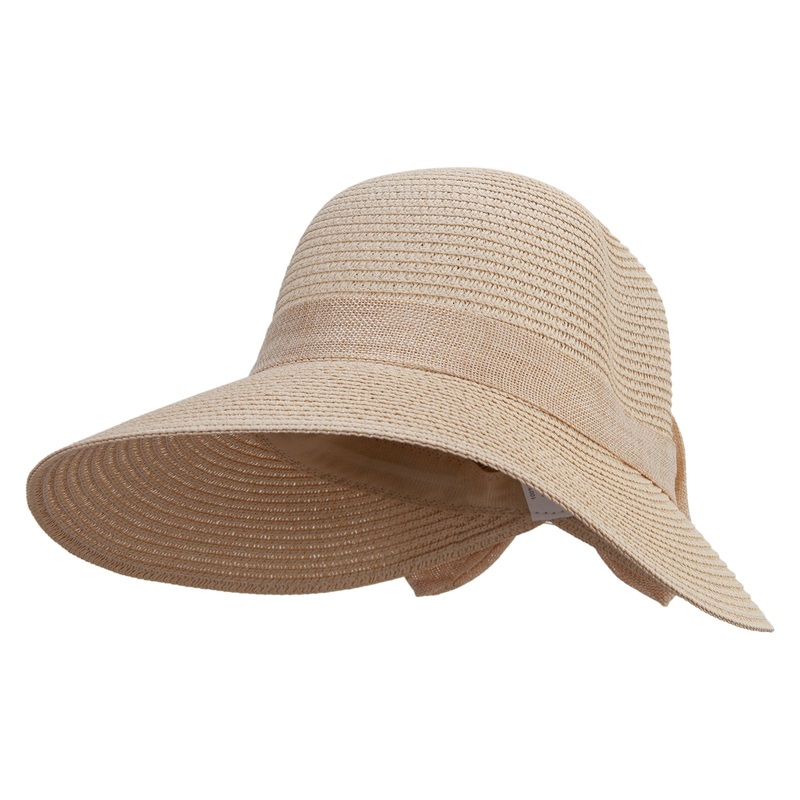 Women’s Split Brim Hat Beige One Size