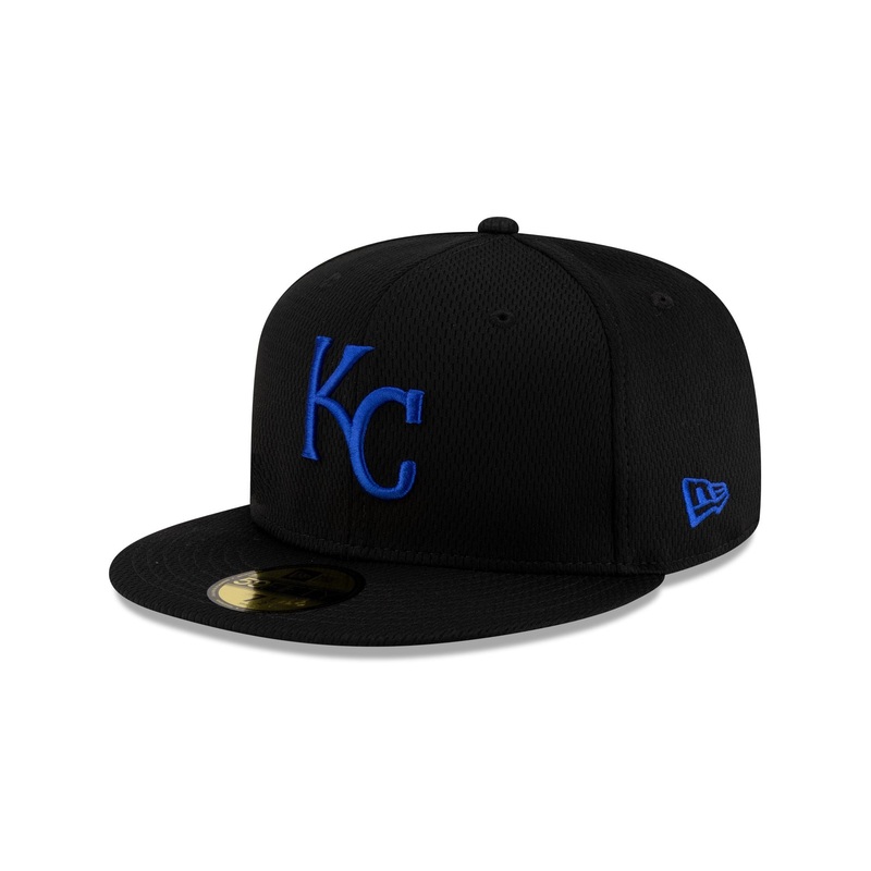 Kansas City Royals 2025 Clubhouse Black 59FIFTY Fitted Hat 7