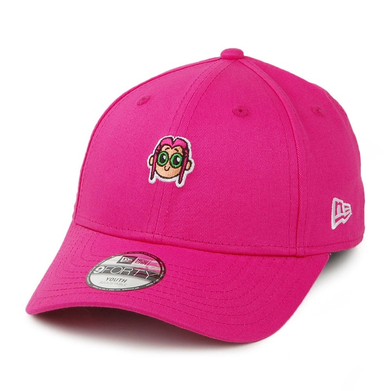 New Era Kids 9FORTY Teen Titans Baseball Cap – Star Fire – Pink CHILD ADJ.