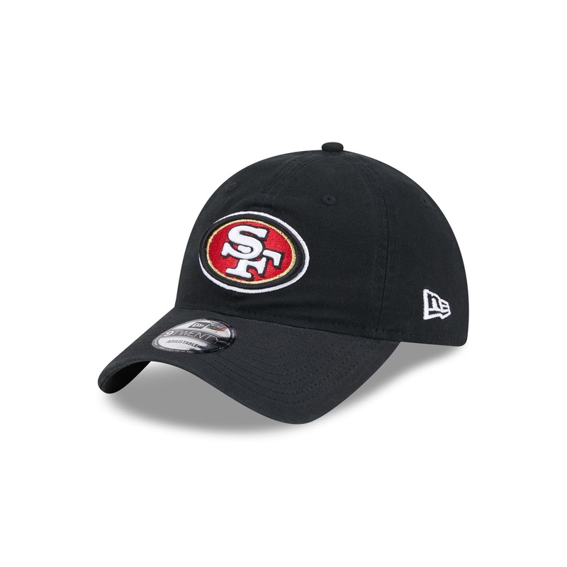 San Francisco 49ers Black 9TWENTY Adjustable Hat One Size