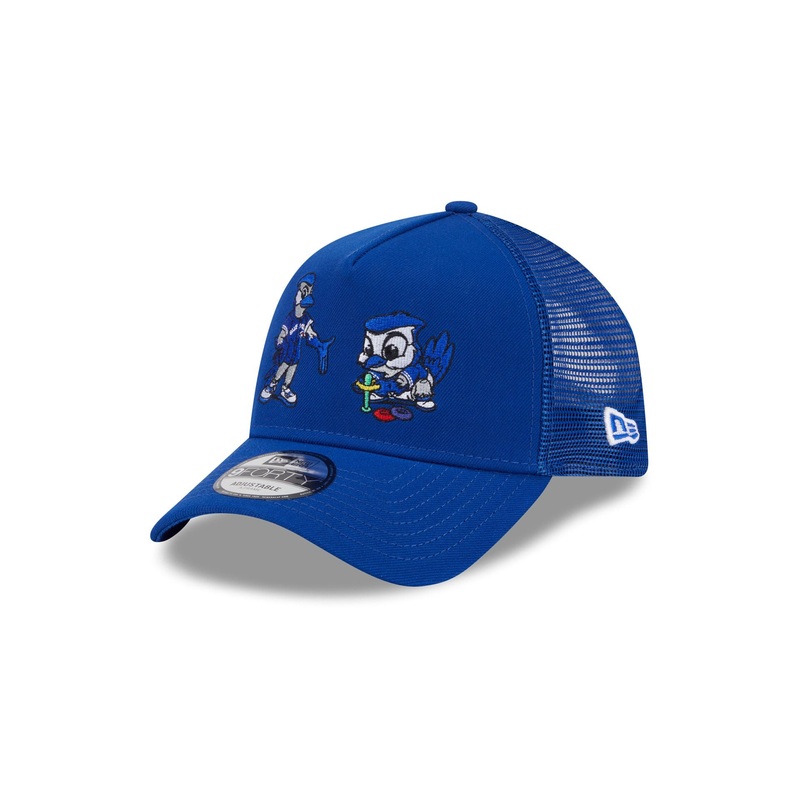 Toronto Blue Jays Generation Mascots 9FORTY A-Frame Trucker Hat One Size