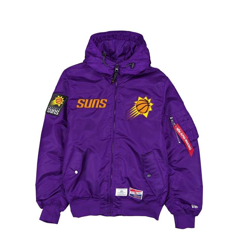 Alpha Industries x Phoenix Suns L-2B Hooded Bomber Jacket S