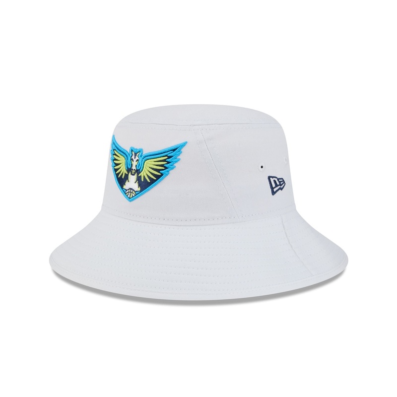 Dallas Wings Optic White Bucket Hat S/M