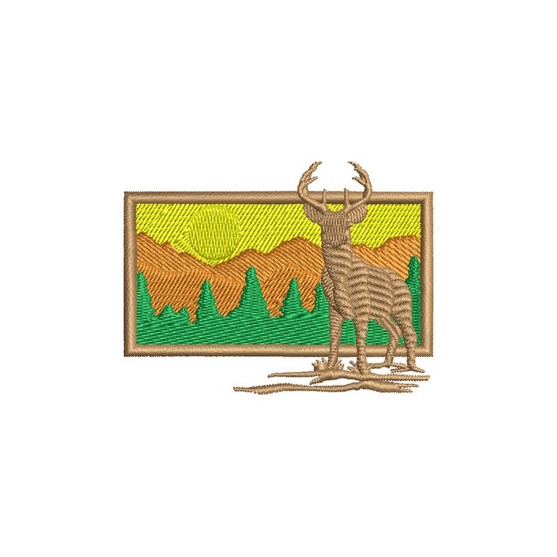 Deer Hunting Silhouette Default Title One Size