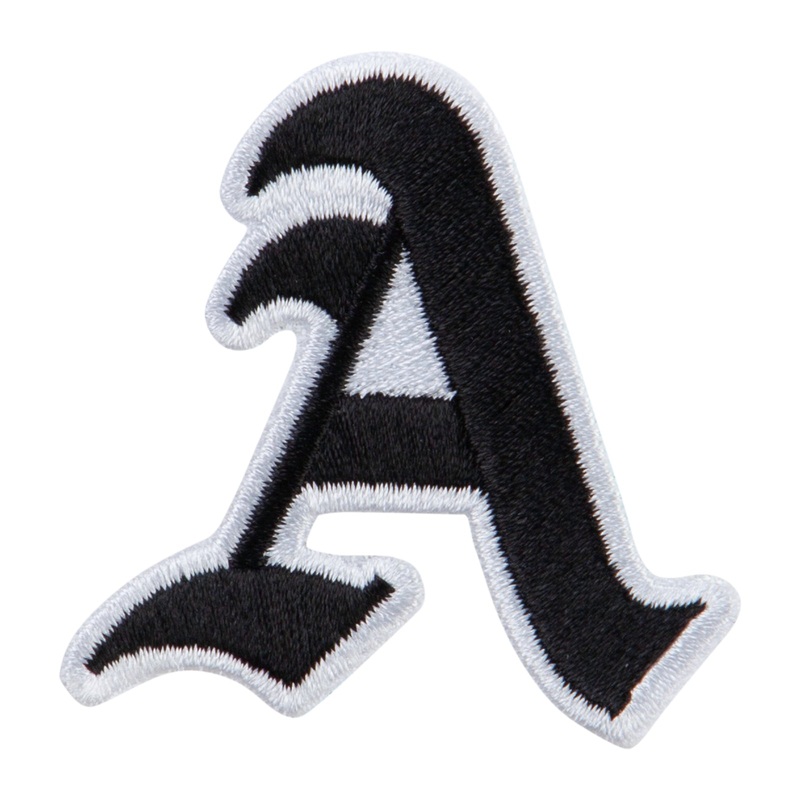 Old English A Iron on Patch Old English A One Size