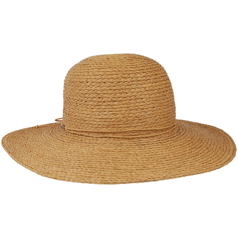 Scala Hats Braided Raffia Sun Hat – Tea 1-Size