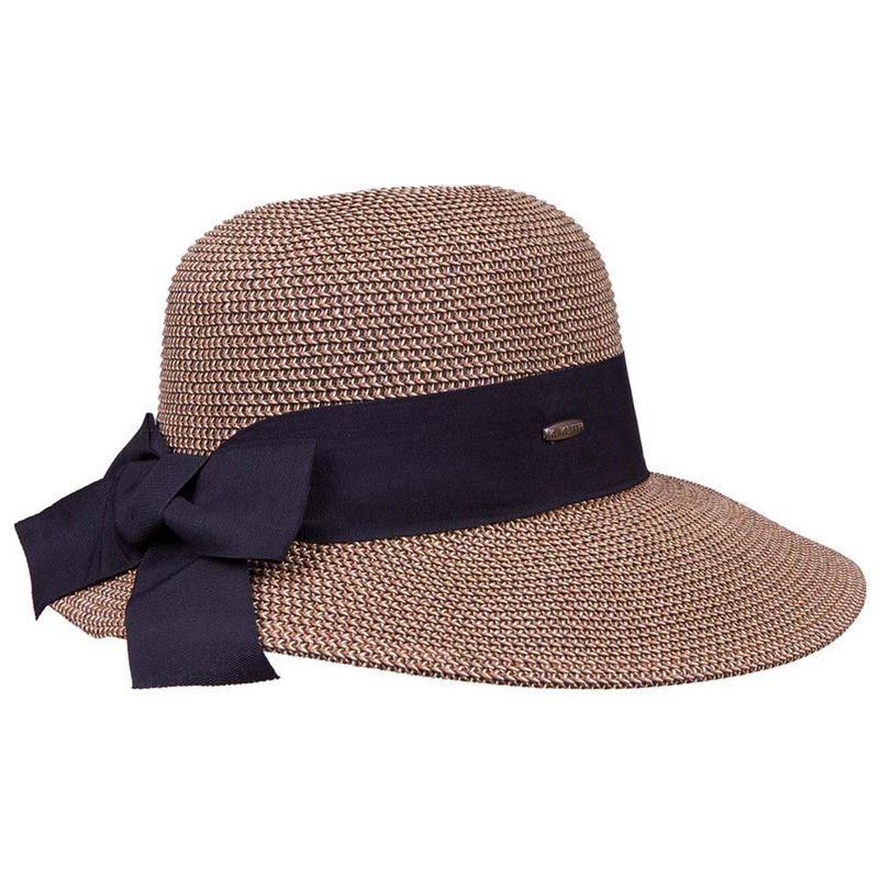 Sun Hat with Narrowing Brim – Karen Keith Black Heather Medium (57 cm)