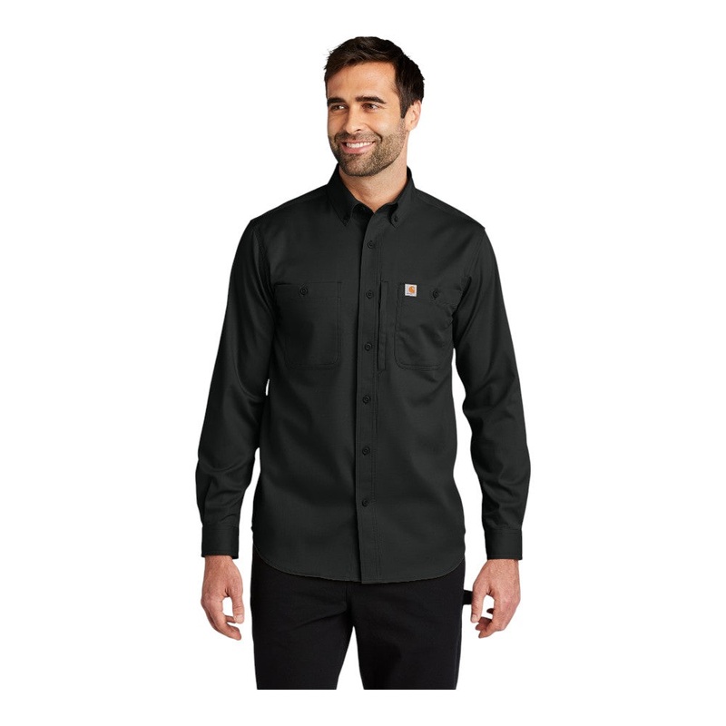 Carhartt CT106689 Rugged Professional Series Long Sleeve Shirt Black S