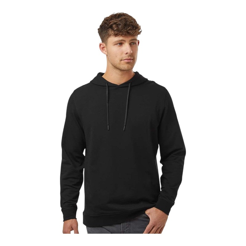 Independent Trading Co EXP25PH Unisex Perform Hooded Sweatshirt Black XS