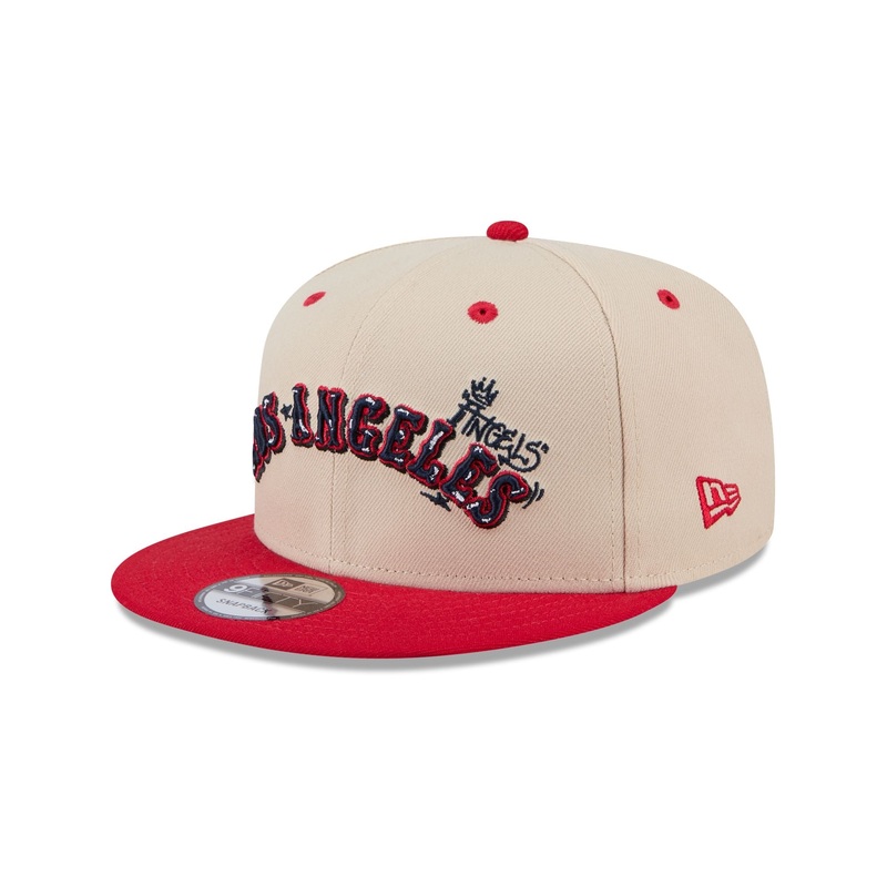 Los Angeles Angels Team Art 9FIFTY Snapback Hat One Size