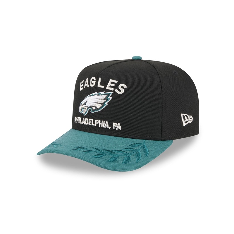 Philadelphia Eagles 2025 Draft 9FIFTY A-Frame Snapback Hat One Size