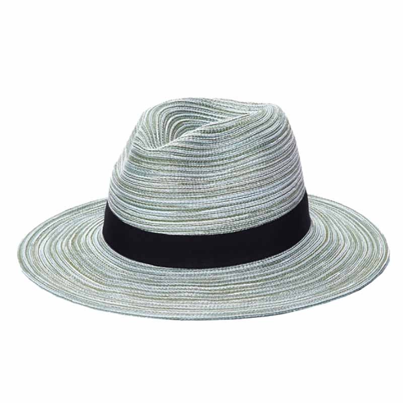 Polybraid Summer Panama Hat – Kallina Green Mix Medium (57 cm)