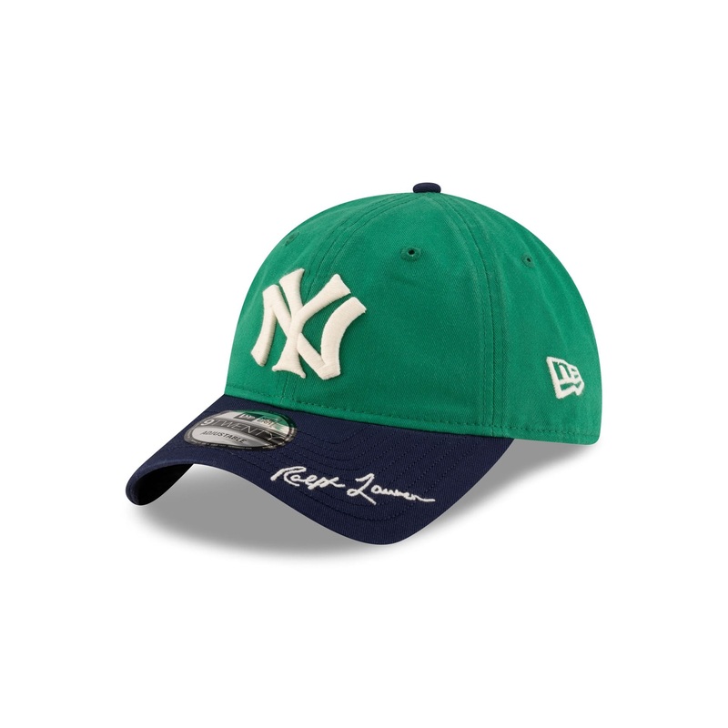 Ralph Lauren x New York Yankees Green 9TWENTY Adjustable Hat One Size