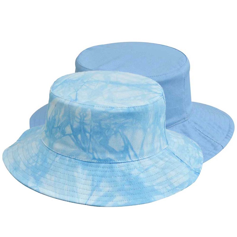 Reversible Tie Dye Bucket Hat for Small Heads – Karen Keith Hats Light Blue XS (53-54 cm)