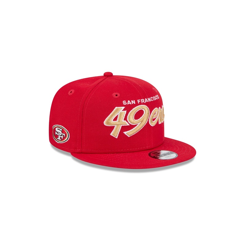 San Francisco 49ers Script Kids 9FIFTY Snapback Hat One Size