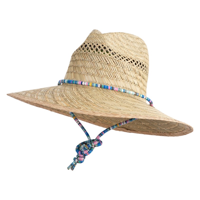 Women’s Aussie Rush Straw Hat Blue Tie One Size
