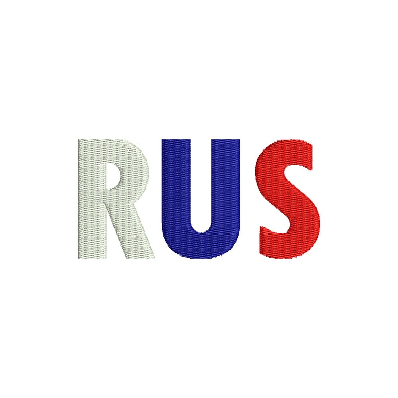 Words of Russia RUS Flag Default Title One Size