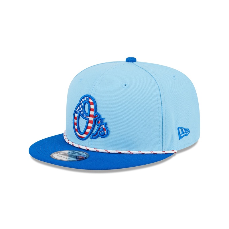 Baltimore Orioles Independence Day 2025 9FIFTY Snapback Hat One Size