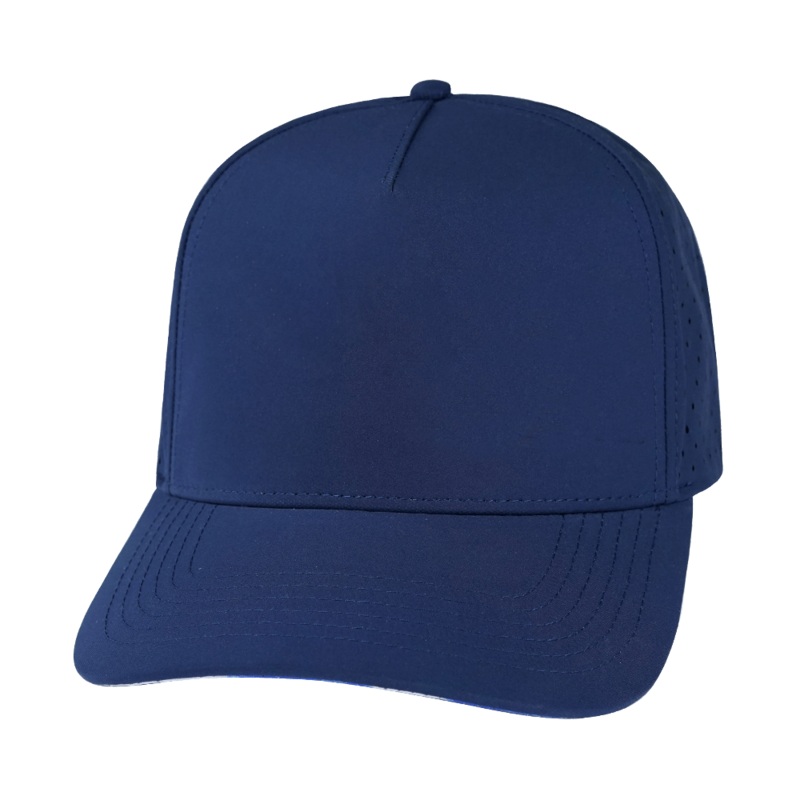 Blank – 5 Panel – Structured – Royal Blue (Unisex) – Laser Mesh