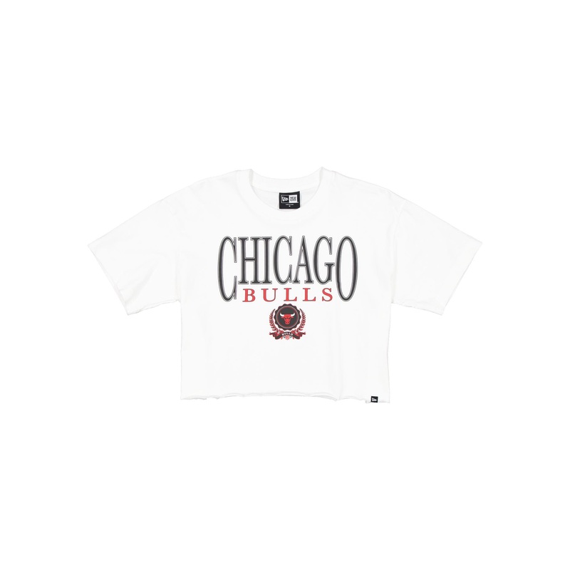 Chicago Bulls Throwback Prep Women’s Cropped T-Shirt XS