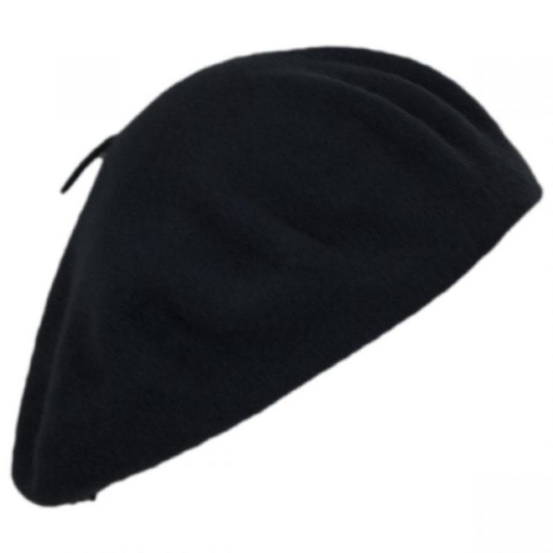 Classic Wool Beret BLACK ONE SIZE FITS MOST