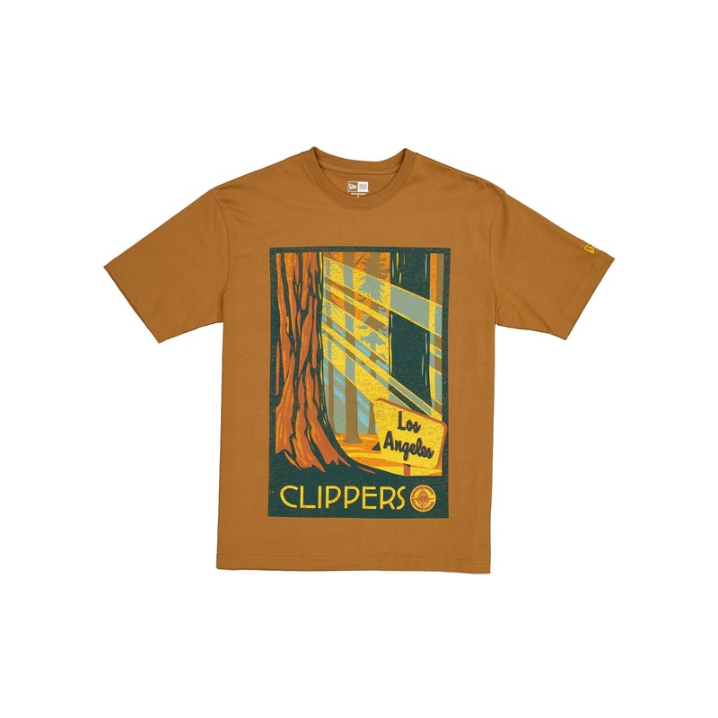 Los Angeles Clippers 2025 All-Star Game Victory Grove Light Bronze T-Shirt S