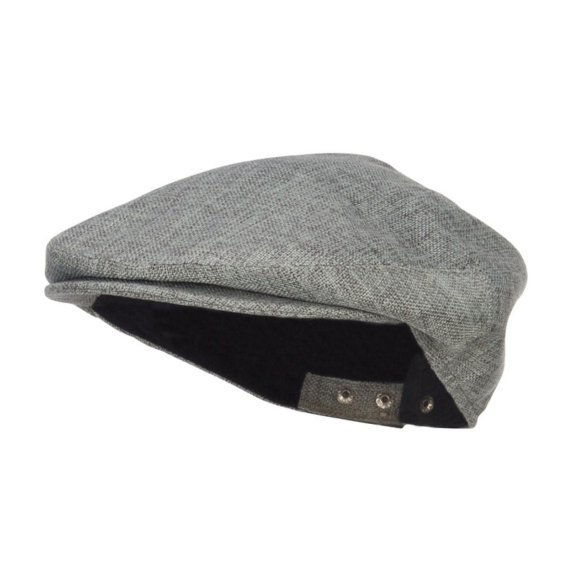 Men’s Snap Bill Poly Ivy Cap Grey One Size