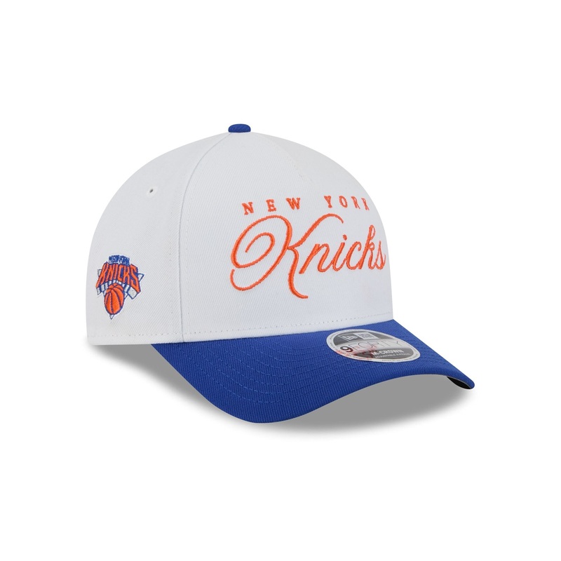 New York Knicks 2025 Draft 9FORTY M-Crown A-Frame Snapback Hat One Size