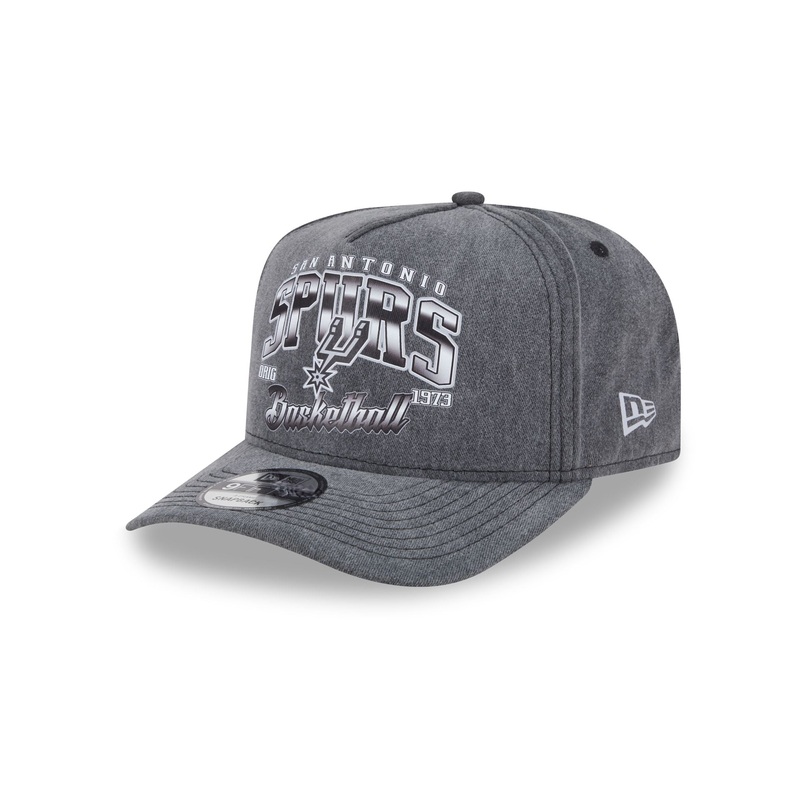 San Antonio Spurs Washed 9FIFTY A-Frame Snapback Hat One Size