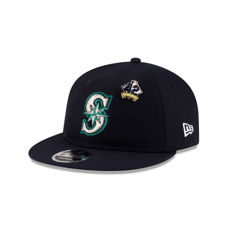 Seattle Mariners Jackie Robinson Day 2025 Retro Crown 9FIFTY Snapback Hat One Size