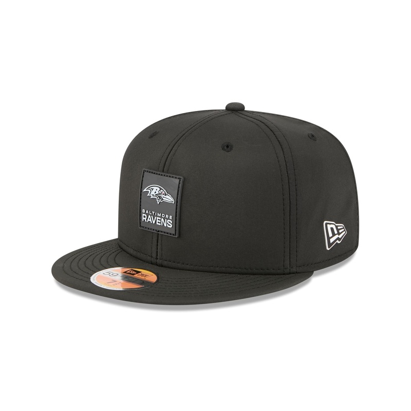 Baltimore Ravens 2025 Sideline Hot Weather 59FIFTY Fitted Hat 7