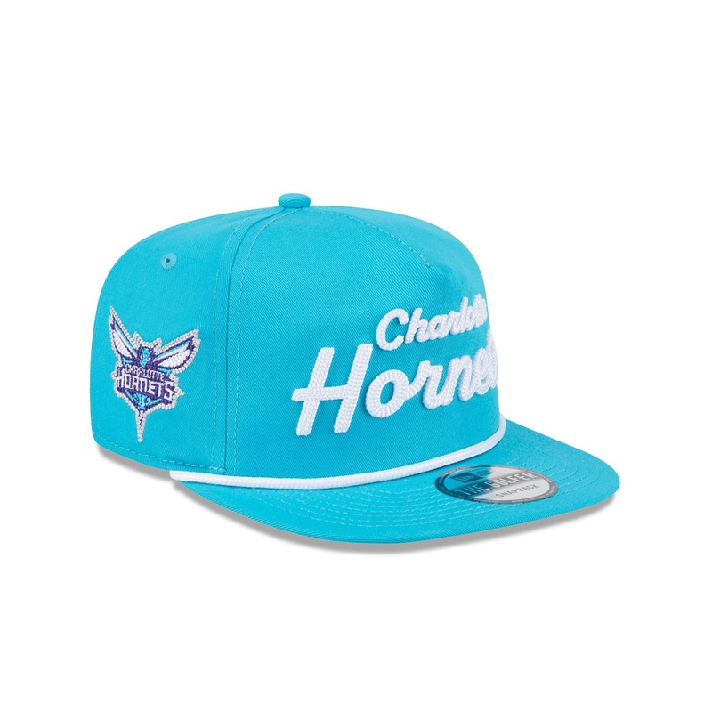 Charlotte Hornets Team Text Golfer Hat One Size